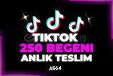 [KALİTELİ] TİKTOK 250 GERÇEK BEĞENİ