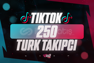 ⭐[KALİTE] Tiktok 250 Türk Takipçi