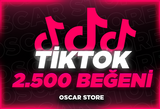 ⭐️ [Kaliteli] TikTok 2.500 Beğeni