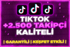 ⭐[KALİTELİ] TİKTOK 2500 GERÇEK TAKİPÇİ⭐