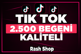 ⭐[KALİTELİ] TİKTOK 2.500 GERÇEK TAKİPÇİ⭐