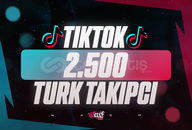 ⭐[KALİTE] Tiktok 2500 Türk Takipçi