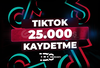 ✨KALİTELİ✨ TİKTOK 25.000 KAYDETME