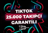 ✨KALİTELİ✨ TİKTOK 25.000 TAKİPÇİ