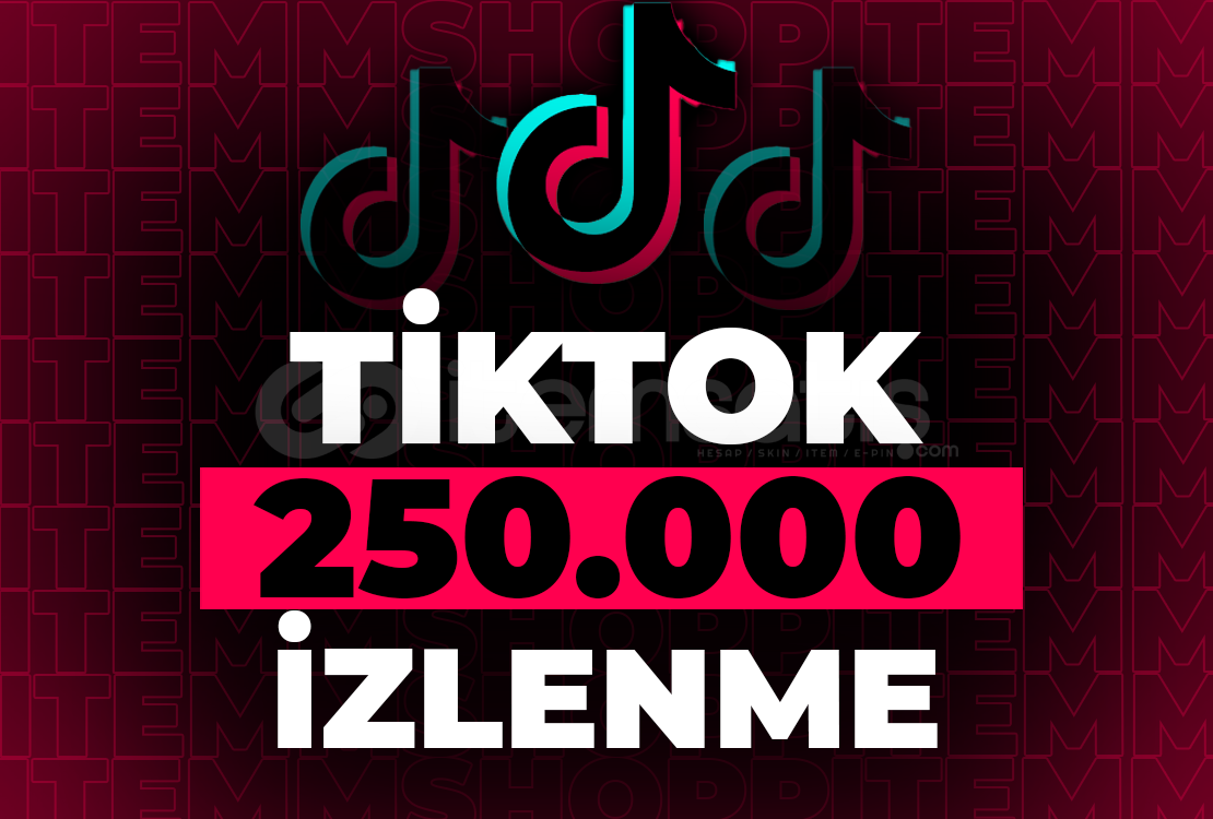 ⭐(KALİTELİ!!) TİKTOK 250.000 İZLENME⭐ ⭐(KALİTELİ!!) TİKTOK 250.000 İZLENME⭐