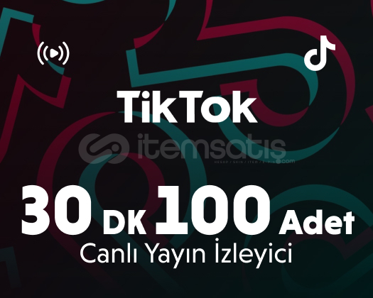 Kaliteli ⭐ TikTok 30 Dakika 100 İzleyici Kaliteli ⭐ TikTok 30 Dakika 100 İzleyici