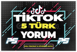 ⭐[KALİTELİ]TİKTOK 5 TÜRK YORUM⭐