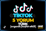 ⭐[KALİTELİ] TİKTOK 5 TÜRK YORUM KEŞFET ETKİ⭐