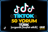 ⭐[KALİTELİ] TİKTOK 50 TÜRK YORUM KEŞFET ETKİ⭐