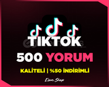 ⭐[KALİTELİ] TİKTOK 500 GERÇEK YORUM⭐