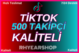 ⭐[KALİTELİ] TİKTOK 500 TAKİPÇİ