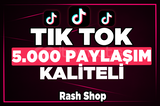 ⭐[KALİTELİ] TİKTOK 5.000 GERÇEK PAYLAŞIM⭐