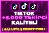 ⭐[KALİTELİ] TİKTOK 5.000 GERÇEK TAKİPÇİ