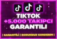 ⭐[GARANTİLİ] TİKTOK 5.000 TAKİPÇİ⭐