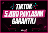 Kaliteli - TikTok 5.000 Paylaşım