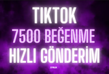 (KALİTELİ) TİKTOK 7500 BEĞENİ ✨