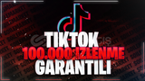 ✨[KALİTELİ] TİKTOK İZLENME +100.000 GARANTİLİ ✨