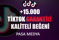 ⭐[KALİTELİ] TİKTOK BEĞENİ +15.000 GARANTİLİ