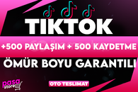 [KALİTELİ]⭐TİKTOK KAYDETME PAKETİ GARANTİLİ⭐
