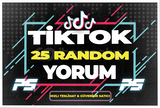 ⭐[KALİTELİ] TİKTOK RANDOM 25 YORUM ⭐