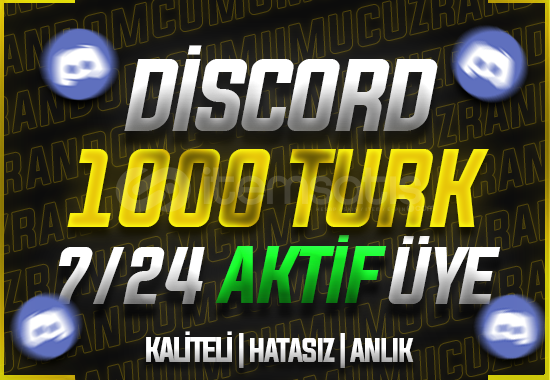 ✅KALİTELİ⭐TÜRK 1000 ADET 7/24 ONLİNE ÜYE (UHQ+) ✅KALİTELİ⭐TÜRK 1000 ADET 7/24 ONLİNE ÜYE (UHQ+)