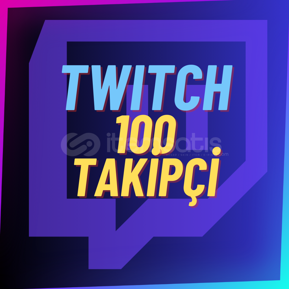 KALİTELİ | TWITCH 100 TAKİPÇİ KALİTELİ | TWITCH 100 TAKİPÇİ
