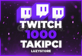 ⭐[KALİTELİ] TWİTCH 1000 GERÇEK TAKİPÇİ⭐