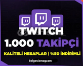 Twitch 1000 takipçi kaliteli data