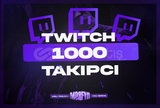 ⭐[KALİTELİ] TWITCH 1000 TAKİPÇİ⭐