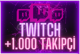  ❤️ [KALİTELİ] TWİTCH +1.000 TAKİPÇİ [HIZLI] ❤️