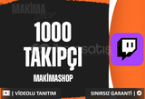 ⭐ [KALİTELİ] TWITCH 1000 TAKİPÇİ ⭐#ENHIZLI