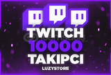 ⭐[KALİTELİ] TWİTCH 10000 GERÇEK TAKİPÇİ⭐