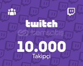 Kaliteli ⭐ Twitch 10000 Takipçi