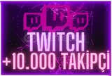  ❤️ [KALİTELİ] TWİTCH +10.000 TAKİPÇİ [HIZLI] ⭐