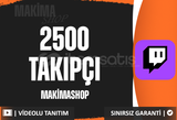 ⭐ [KALİTELİ] TWITCH 2500 TAKİPÇİ ⭐#ENHIZLI