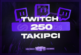 ⭐[KALİTELİ] TWITCH 250 TAKİPÇİ⭐
