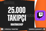 ⭐ [KALİTELİ] TWITCH 25000 TAKİPÇİ ⭐#ENHIZLI