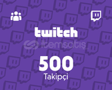 Kaliteli ⭐ Twitch 500 Takipçi
