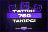 ⭐[KALİTELİ] TWITCH 750 TAKİPÇİ⭐