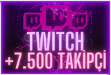  ❤️ [KALİTELİ] TWİTCH +7.500 TAKİPÇİ [HIZLI] ❤️