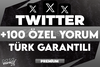 ⭐[KALİTELİ] TWİTTER +100 ÖZEL TÜRK YORUM GARANTİ
