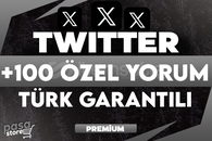 ⭐[KALİTELİ] TWİTTER +100 ÖZEL TÜRK YORUM GARANTİ