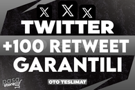 ⭐[KALİTELİ] TWİTTER +100 RETWEET GARANTİLİ⭐