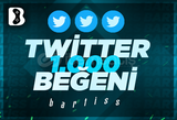 [Kaliteli] Twitter 1.000 Beğeni