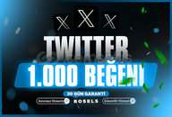 ✨[KALİTELİ] TWİTTER 1.000 BEĞENİ ✨