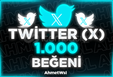 [Garantili] Twitter 1000 Beğeni