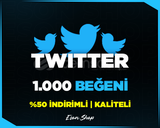 ⭐[KALİTELİ] TWİTTER 1000 GERÇEK BEĞENİ⭐