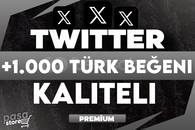 ⭐[KALİTELİ] TWİTTER +1.000 TÜRK BEĞENİ GARANTİLİ