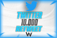 ⭐(KALİTELİ) TWİTTER 10.000 RETWEET⭐