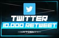 ⭐[KALİTELİ] TWİTTER 10.000 RETWEET⭐
